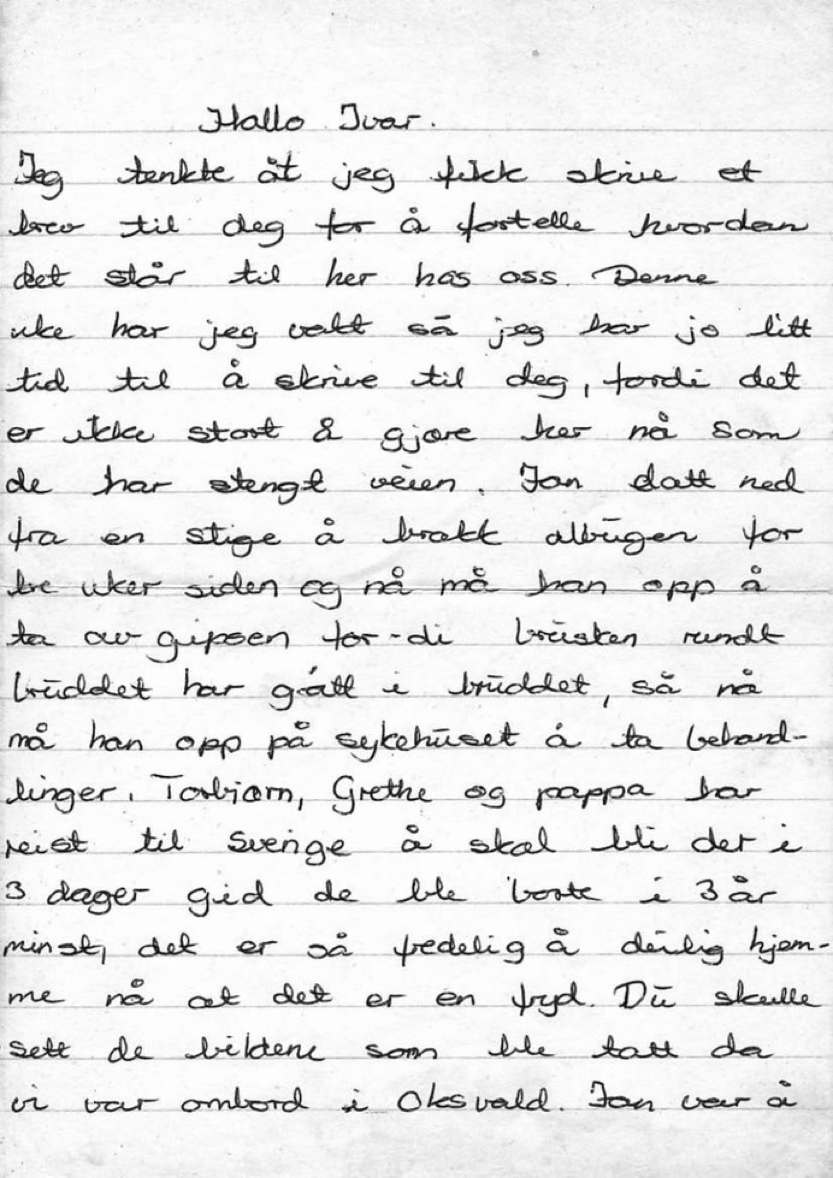 Brev til en sjømann